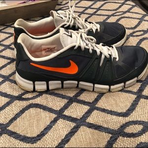 Nike Flex Size 14 Orange and Blue